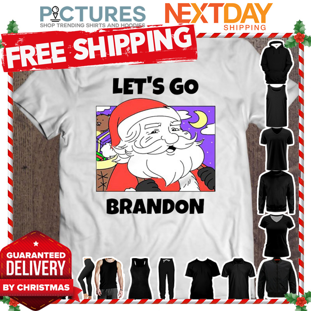 Santa Claus Let's go Brandon Christmas shirt
