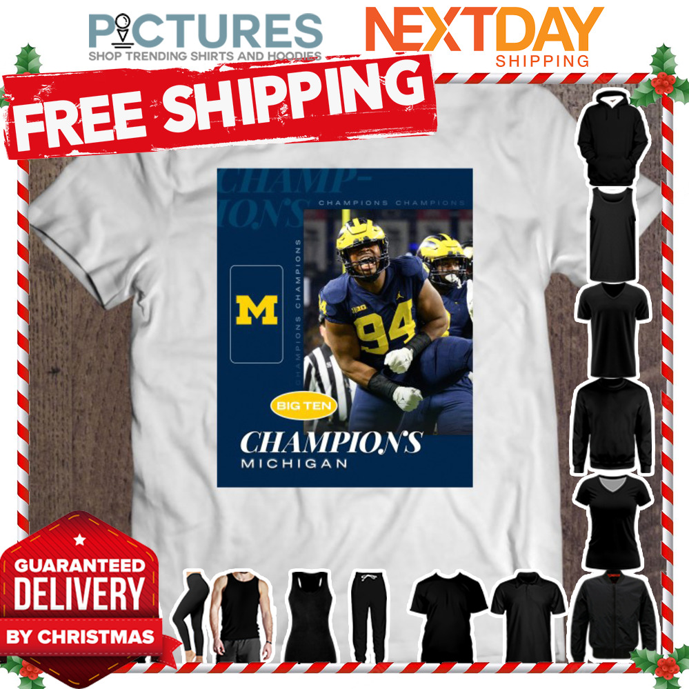 The Wolverines Are Back To-Back Big Ten Champs shirt