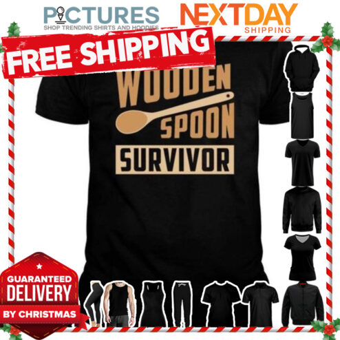 Wooden spoon survivor shirt