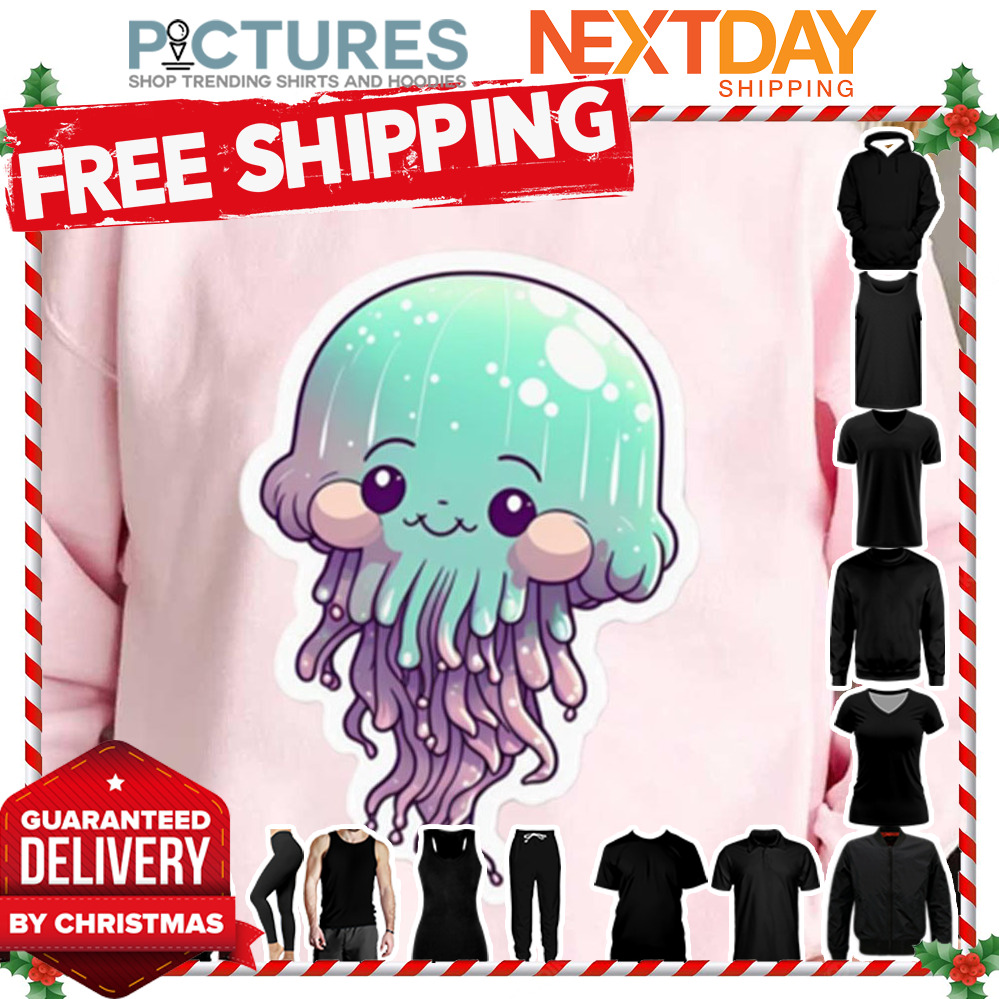 Chibi Jellyfish Colored Sea Creature shirt