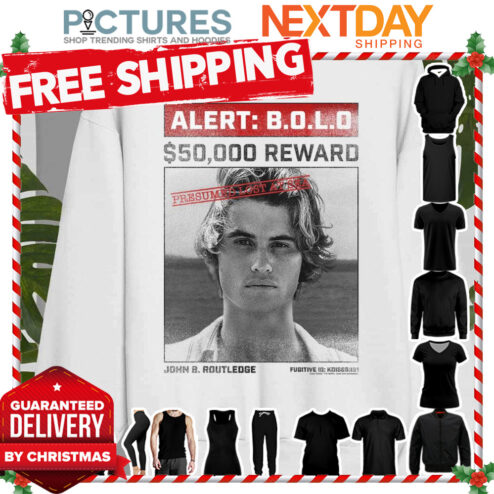 Alert Outer Banks John Wanted Poster Reward shirt