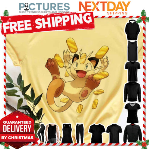 Money Is My Happiness Meowth Pokémon shirt