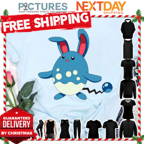 Pokemon Character Azumarill Official Artwork shirt