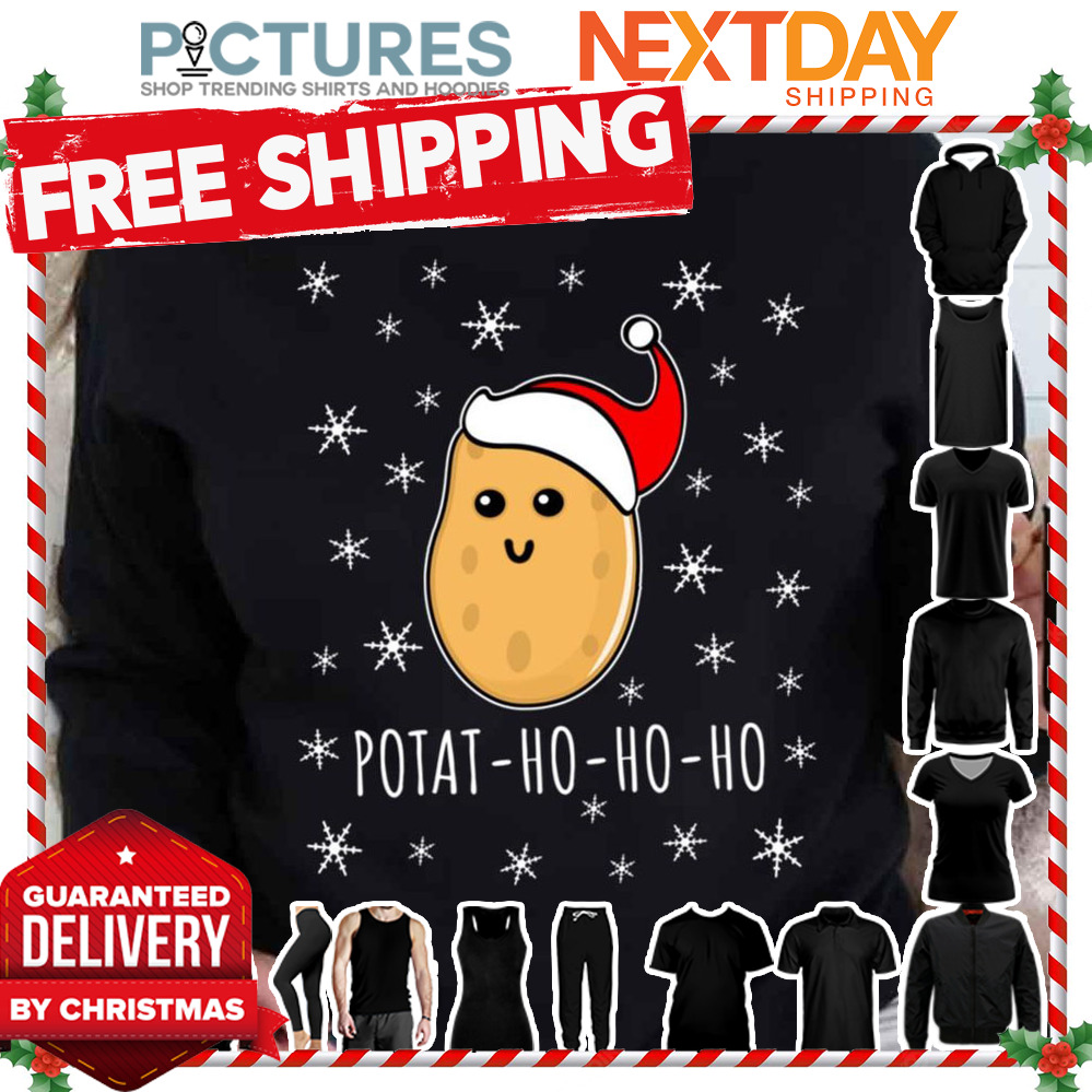 Potato Festive Ho Ho Ho Christmas shirt