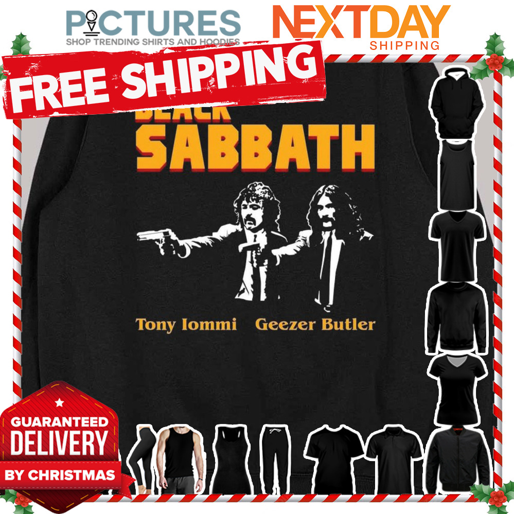 Tony Iommi And Geezer Butler Black Sabbath shirt