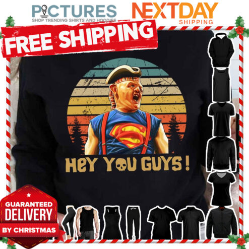 Vintage Retro The Goonies Hey You Guys Christmas Ugly shirt