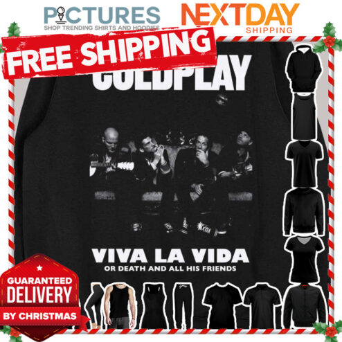 Viva La Diva Coldplay Black And White Art shirt
