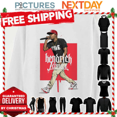 Watercolor Design Kendrick Lamar Rap Music shirt