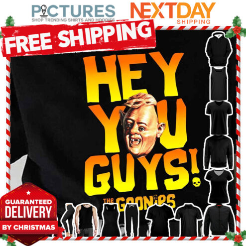 Yellow Design The Goonies Hey You Guys shirt