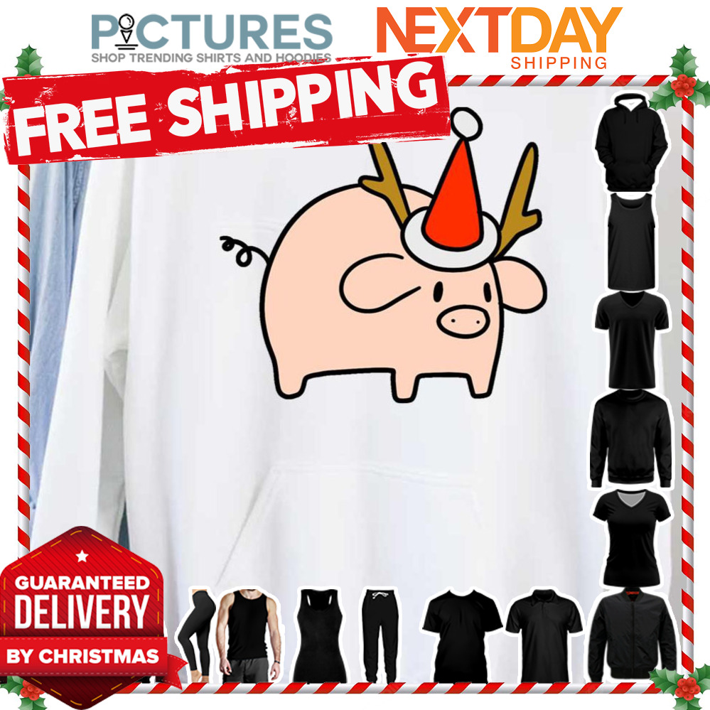 Reindeer Pig Christmas shirt