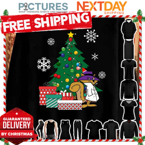 Secret Squirrel Around The Christmas Tree Secret Squirrel  Morroco Mole shirt