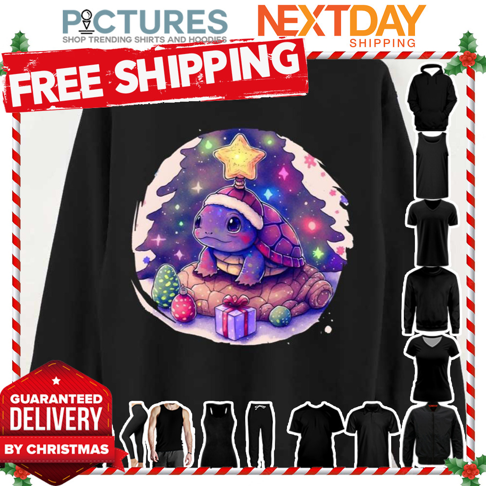 Turtle Christmas Pajamas Cute Holiday shirt