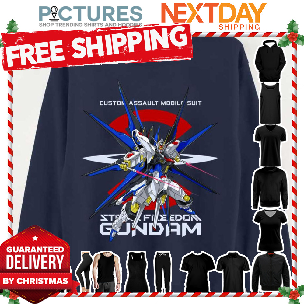 Zgmf X20a Strike Freedom Mobile Suit Gundam shirt