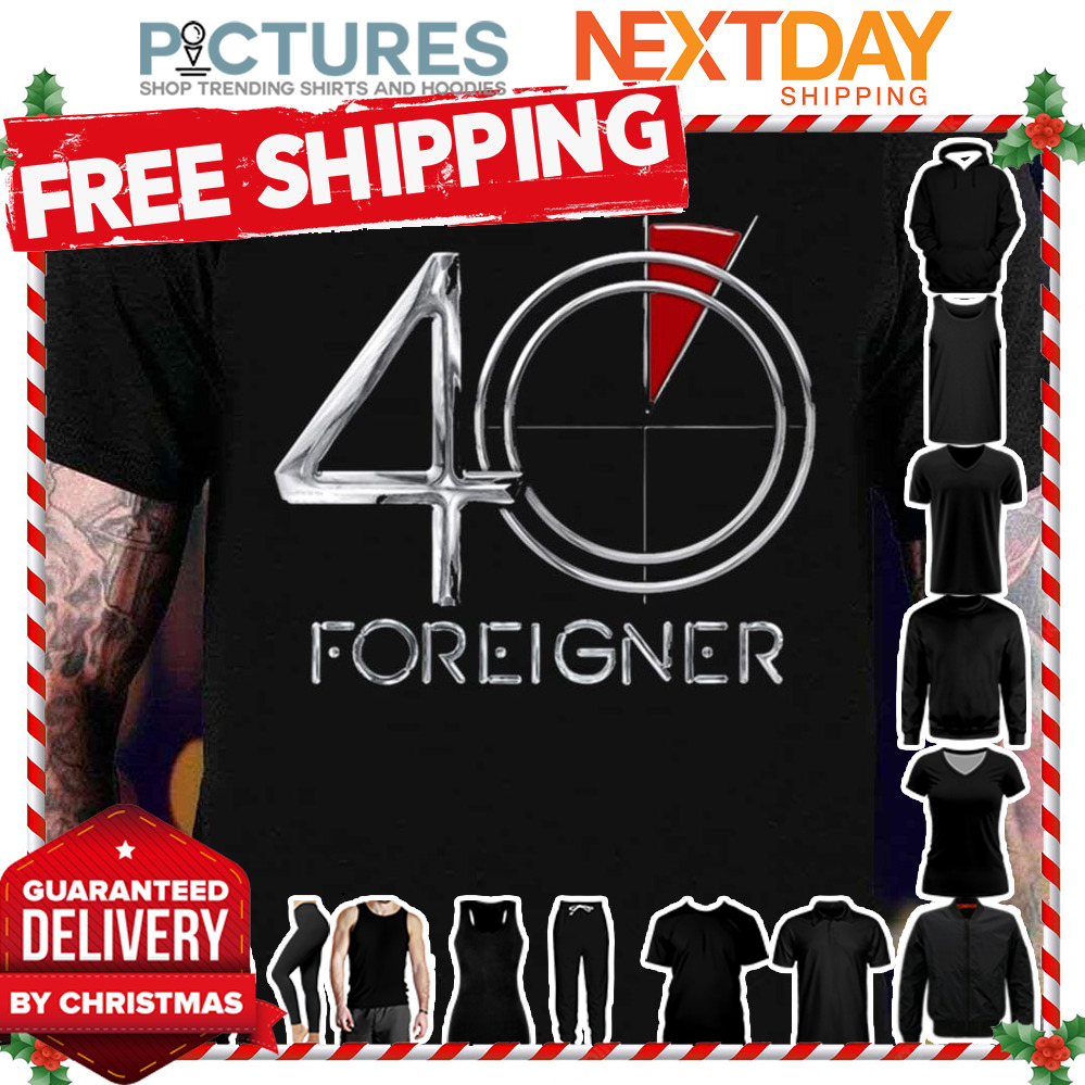 40 Foreigner Band shirt