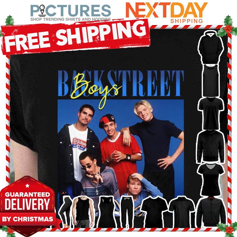 Blue Retro Homepage Bsb Boys Backstreet Boys Band shirt