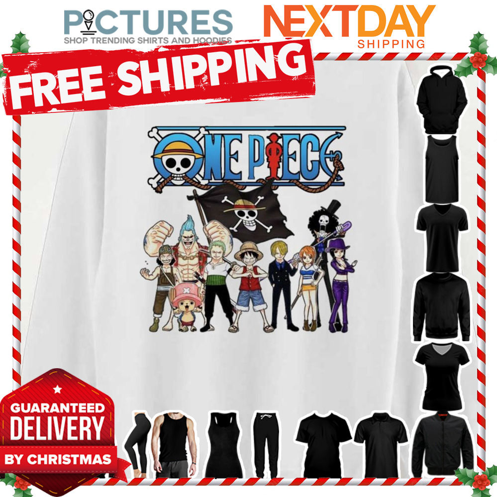Chibi Design All Characters One Piece shirt
