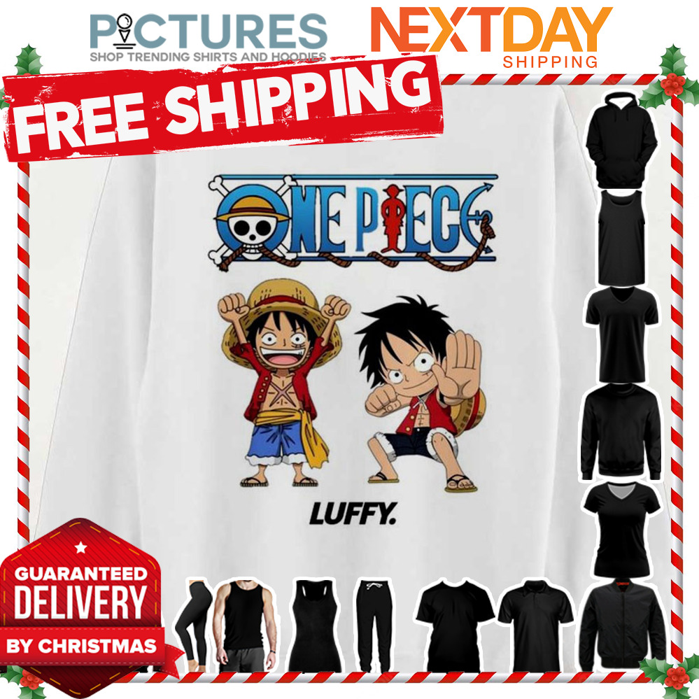 Chibi Luffy One Piece Anime Straw Hat Boy shirt