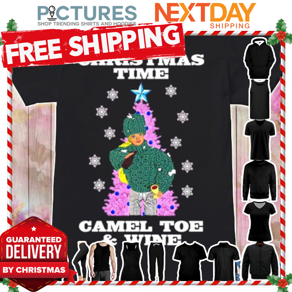 Christmas time Camel Toe and Wine tree Christmas shirt