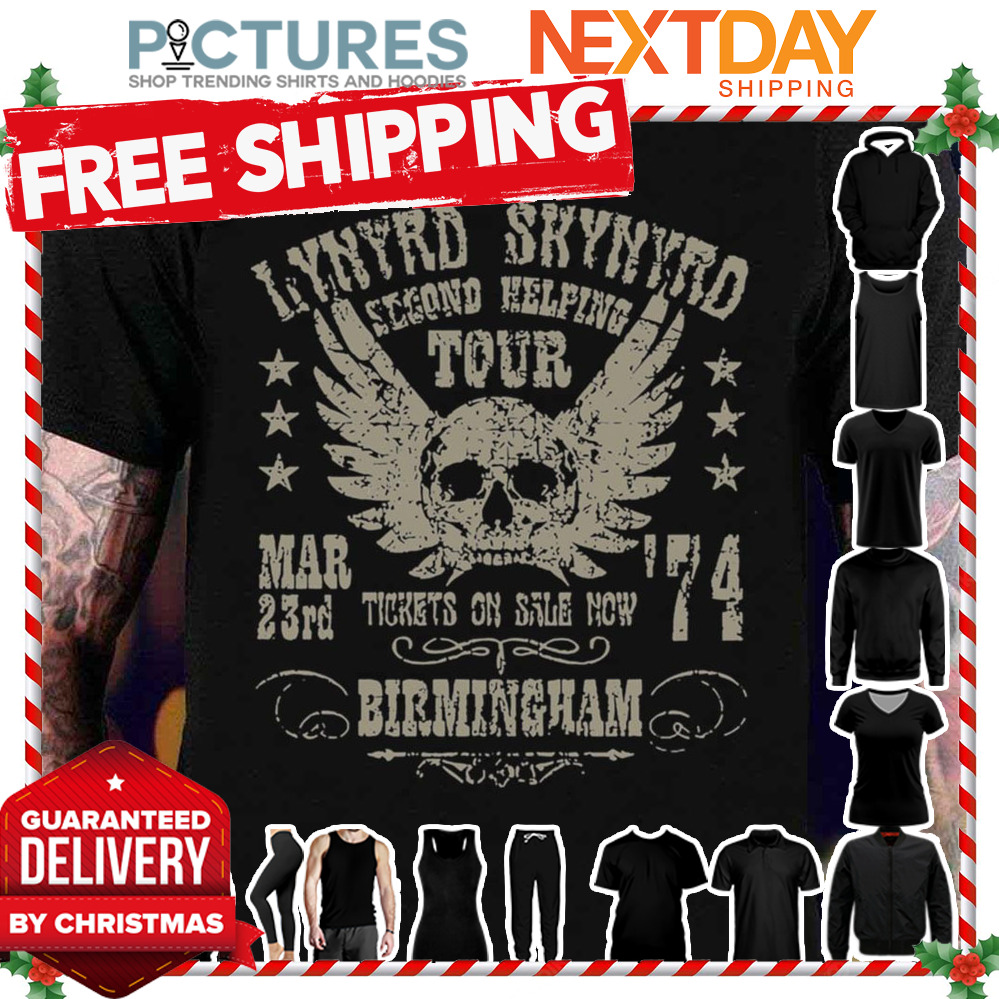 Second Helping Tour Lynyrd Skynyrd Birmingham ’74 shirt
