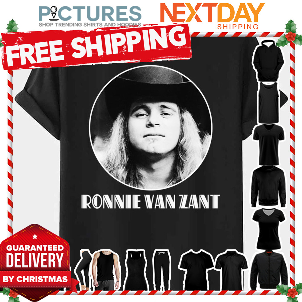 Singer Ronnie Van Zant Portrait Graphic shirt