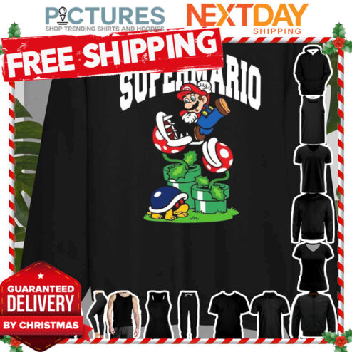 Super Mario The Scary Plant Mario Kart shirt