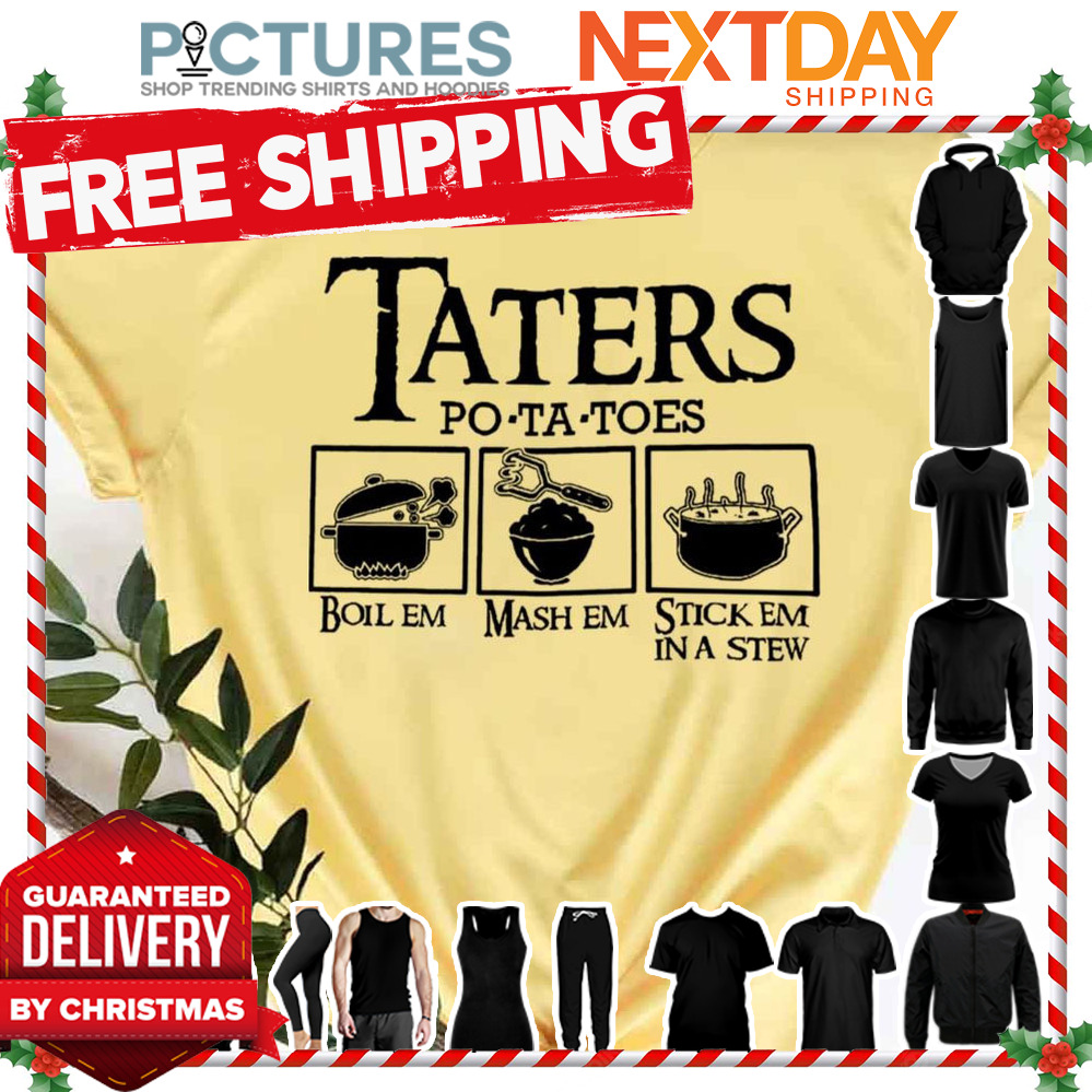 Taters Potatoes Logo shirt