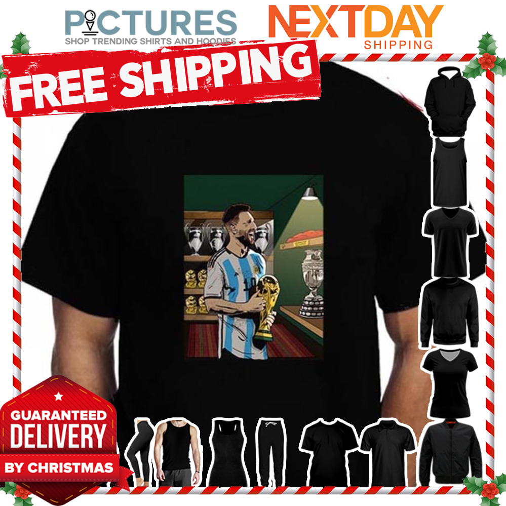 Messi WInner World Cup 2022 Champions Vintage shirt