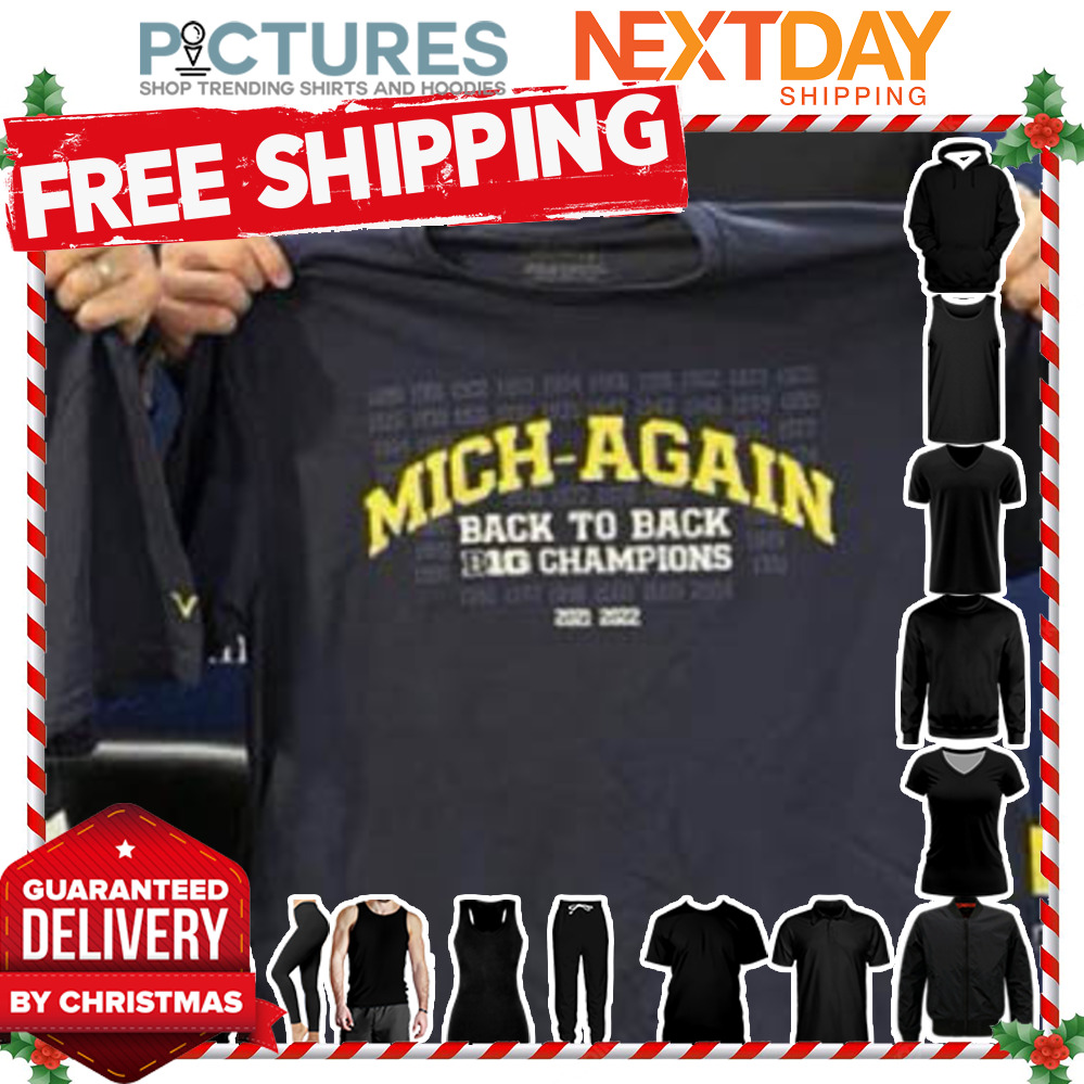 Mich-again Back To Back  10 Champions 2021-2022 shirt