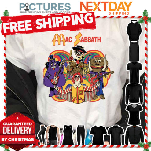 Playing Mac Sabbath Black Call Me shirt