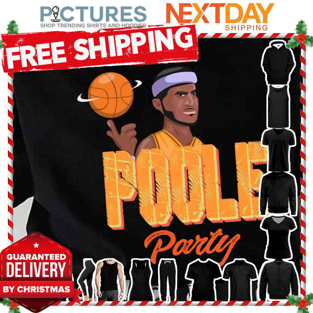 Poole Party Cartoon Basketball Golden State Warriors shirt