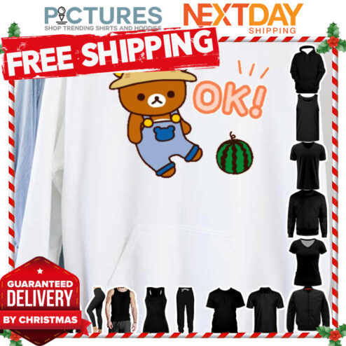 Rilakkuma Watermelon Oke Meme shirt