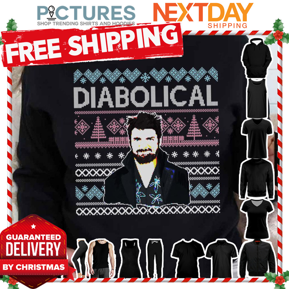 Christmas Diabolical Billy Butcher Gift Boys Art shirt