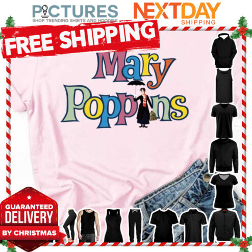 Colorful Logo Mary Poppins shirt