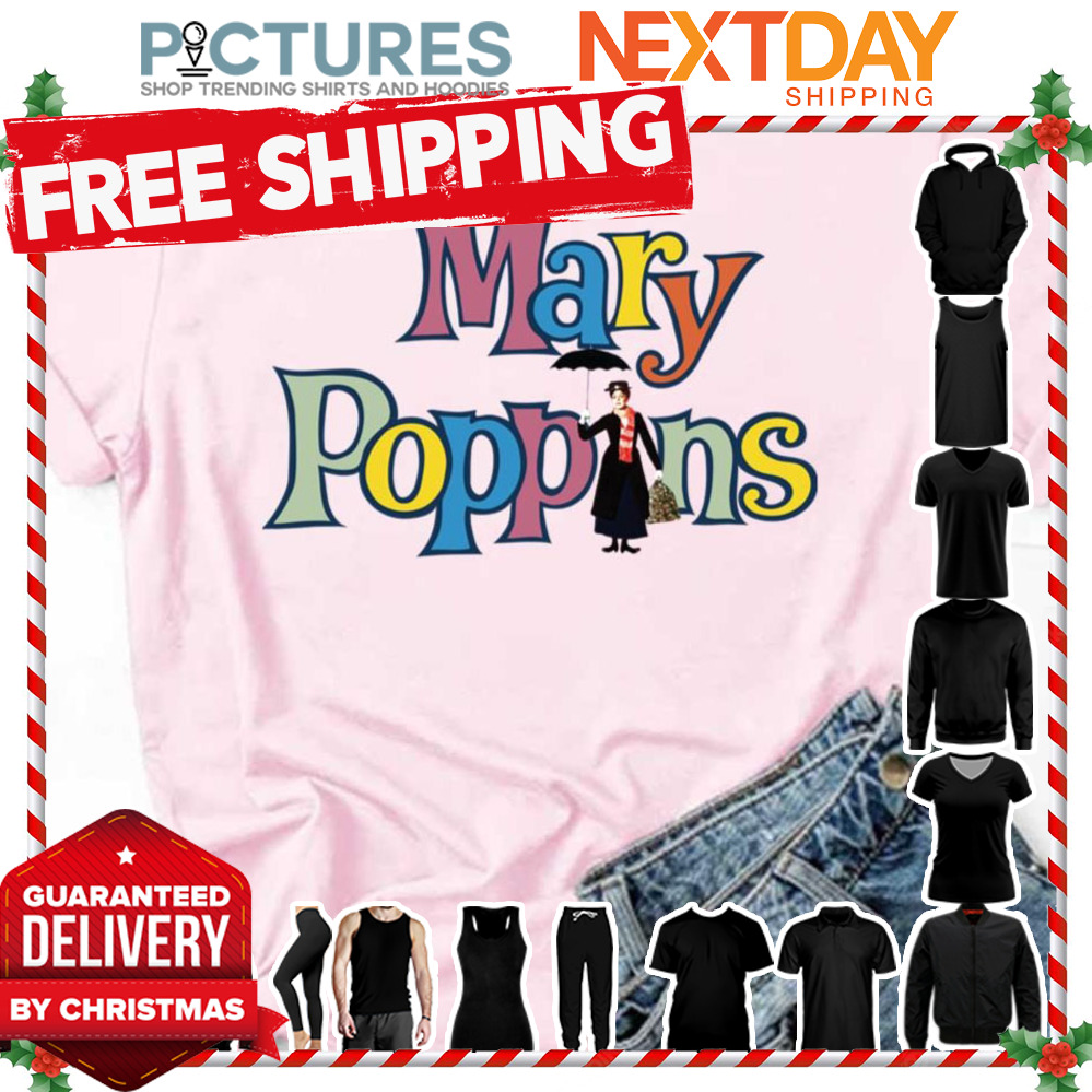 Colorful Logo Mary Poppins shirt