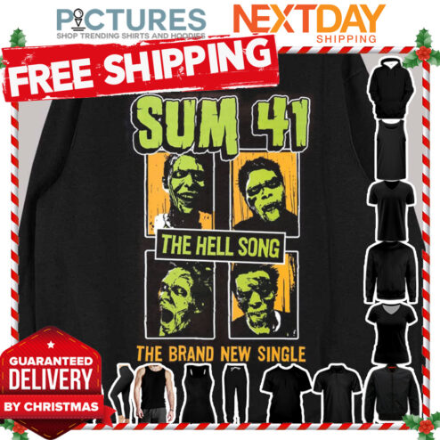 The brand new single hell song sum 41 shirt