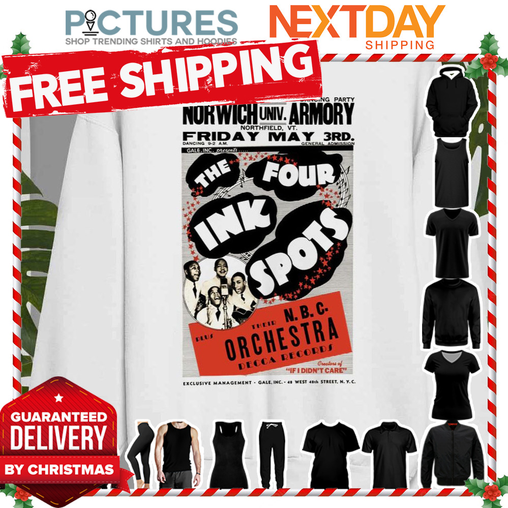 The Ink Spots Vocal Jazz Doo Wop Rhythm Blues shirt
