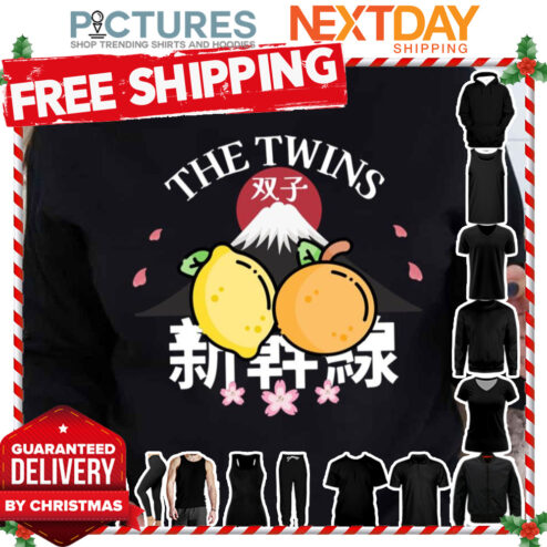 The Twins Lemon And Tangerine Bullet Train shirt