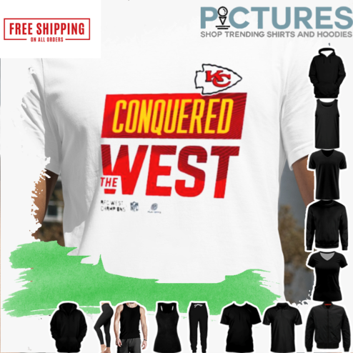 KANSAS CITY CHIEFS 2022 AFC WEST DIVISION CHAMPIONS LOCKER ROOM T-SHIRT