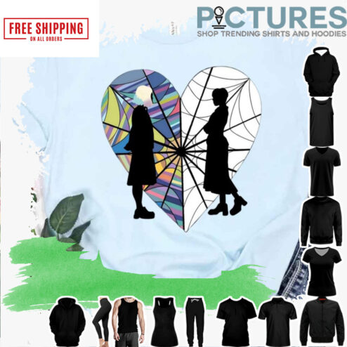 Wednesday And Enid X Heart Window shirt