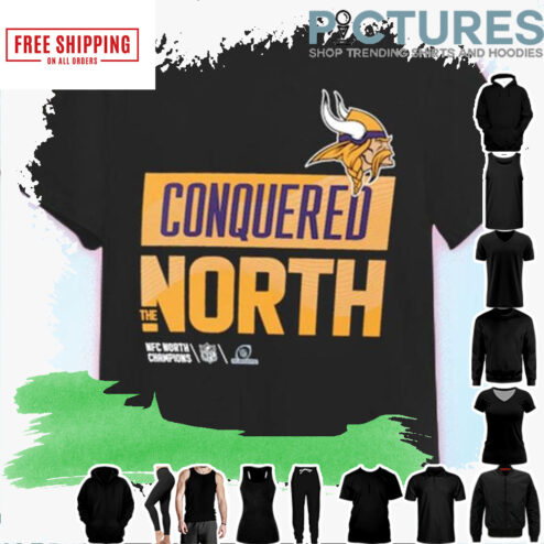 Minnesota Vikings 2022 NFC North Division Champions Locker Room Trophy Shirt