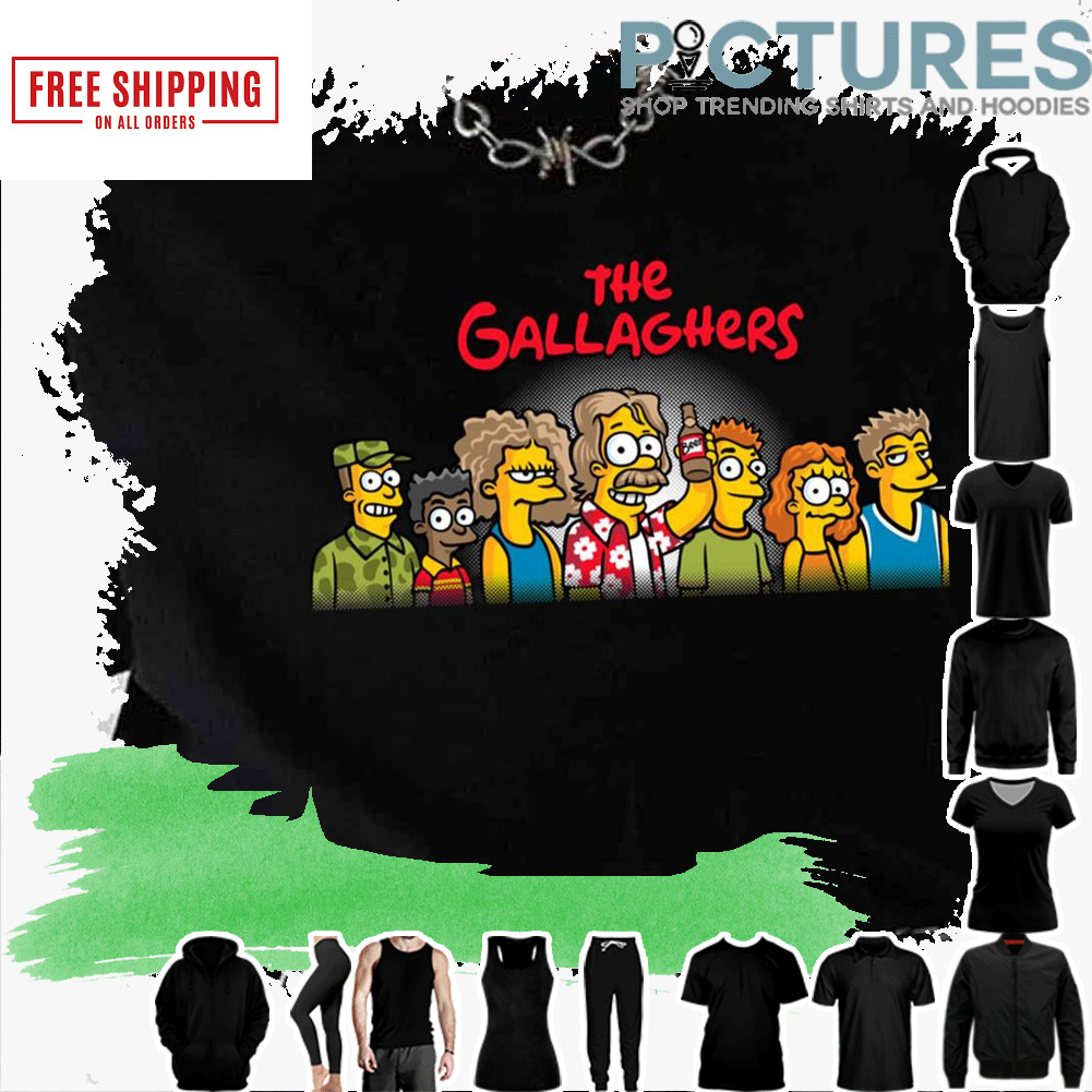 The Gallaghers The Simpsons shirt