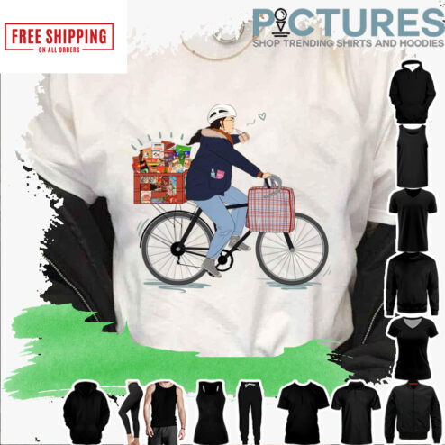 The Half Of It Netflix Ellie Biking Home Her Asian Snacks shirt