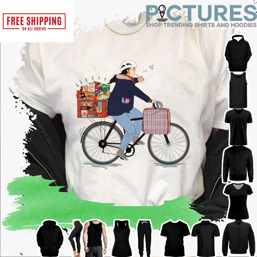 The Half Of It Netflix Ellie Biking Home Her Asian Snacks shirt