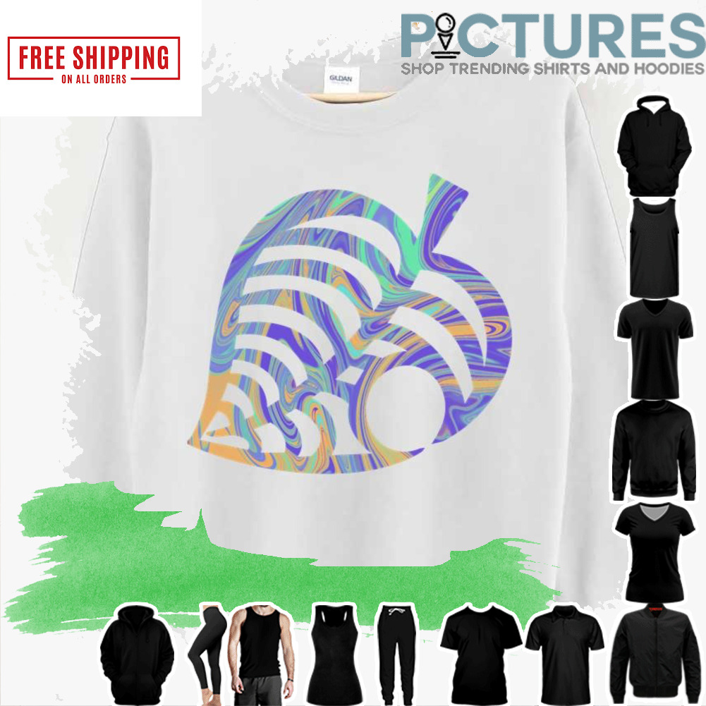 Blue Leaf Animal Crossing shirt
