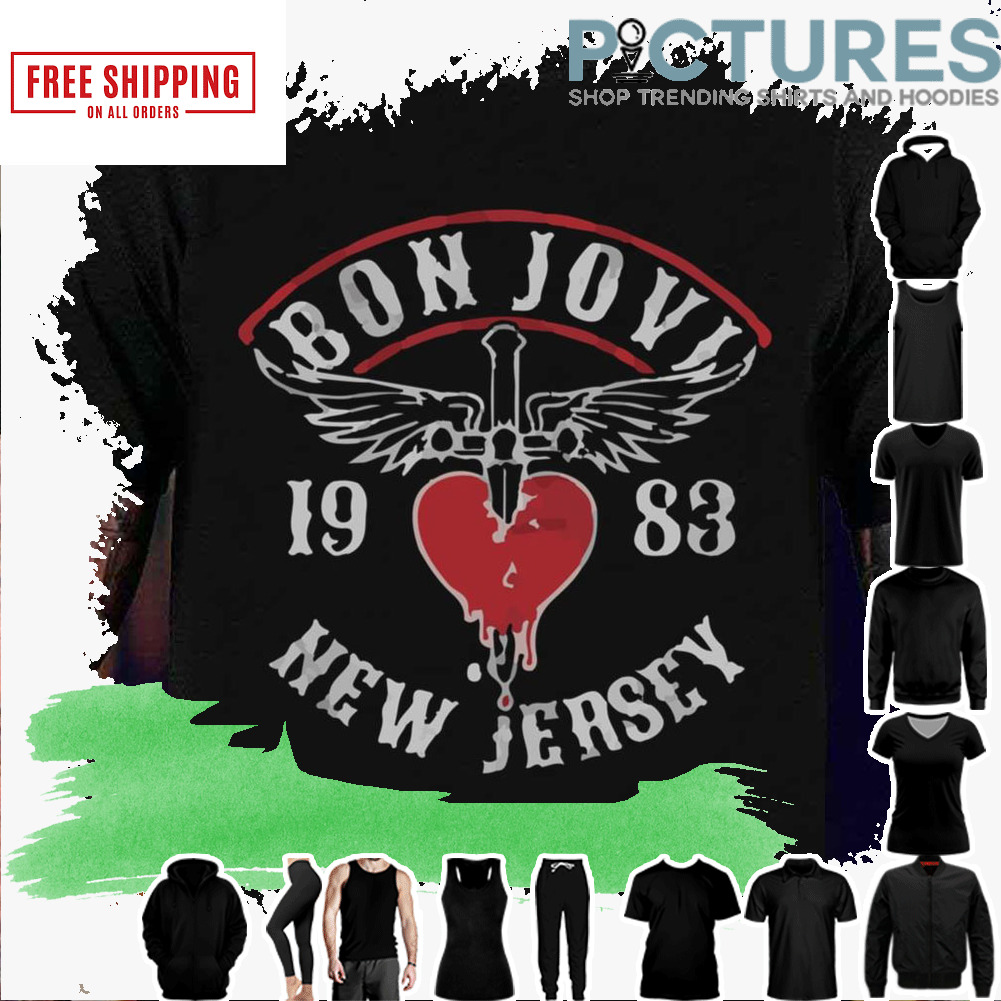 Bon Jovi New Jersey 1983 Gift For Fans shirt