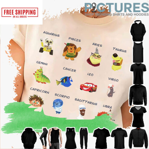 Vintage Retro Disney Zodiac Funny Gift shirt