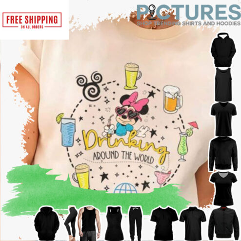 Disney Drinking Around The World Epcot Food And Wine Shirt