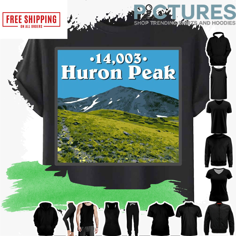 Huron Peak Colorado Climbing Hiking Portrait Sticker shirt