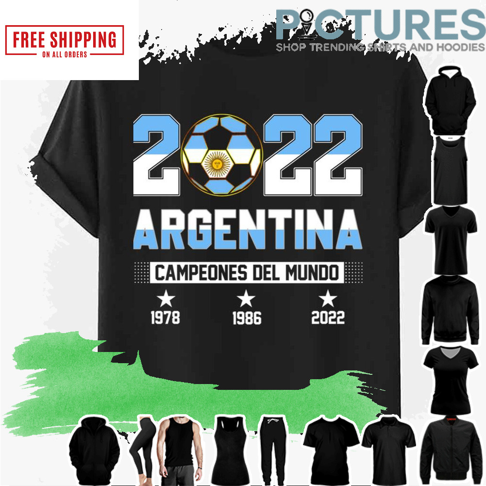 2022 Argentina Campeones Del Mundo 2022 World Cup Football shirt
