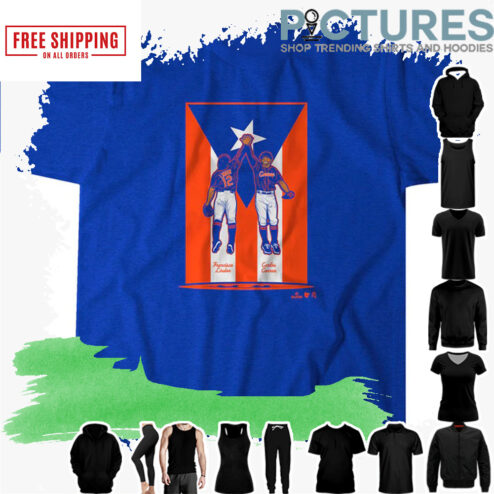 New York Mets Francisco Lindor and Carlos Correa Puerto Rican Pride shirt